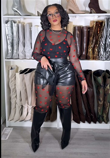 Hey Beauties 🩷 🚨The Link to shop is in my bio 🚨 I’m running back another Valentine’s Day look from last year that both plus size and mid size friendly 😌❤️ Leggings 4X Top XL Bodysuit Medium Shorts XXL I’m 5’8, 235 pounds for sizing reference 🩷 Direct Link my LTK 👇🏽 https://liketk.it/5Qeln #AmazonFashion #ValentinesDayInspo #ValentineDayLooks #DateNightLooks #Explore