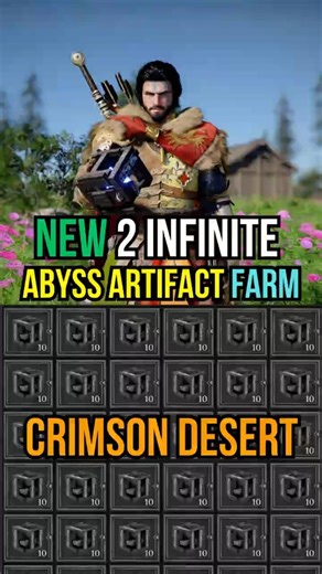 2 New Infinite Abyss Artifact Farm in Crimson Desert #crimsondesert #gaming #shorts