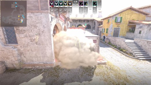 This Inferno Smoke lands in A Site and blocks off the crossfire CTs can have with Site and Pit | NartOutHere