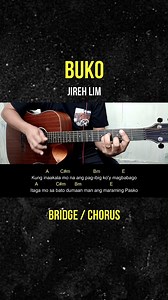 5K views · 101 reactions | Buko - Jireh Lim | Guitar Tutorial | Bridge | Boss Biong | Facebook