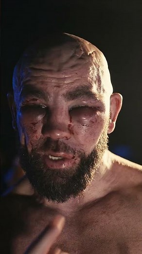 This fighter fought four rounds with Broken Hands! #bareknucklefighter #bkb
