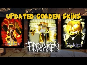 WINNING WIth The UPDATED Golden Skins In Roblox Forsaken (Hells Defrost Update)