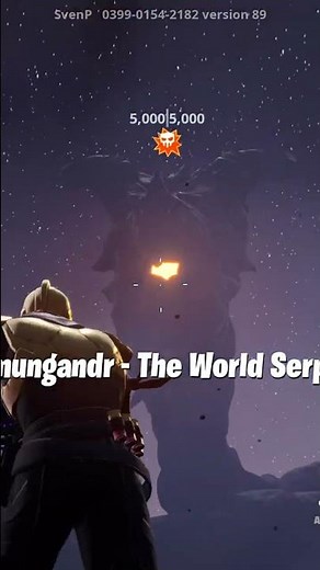 INSANE World-Serpent Bossfight in Fortnite!