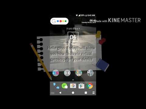 How to enable gyroscopic sensor on your device