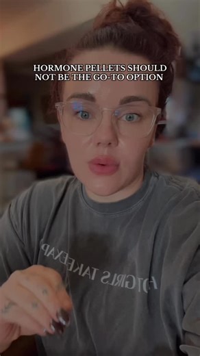 Pellets are not, and should NOT ever be the first line of HRT. #hrt #hormonehealth #womenshealth #perimenopause | Hello Modern Wellness