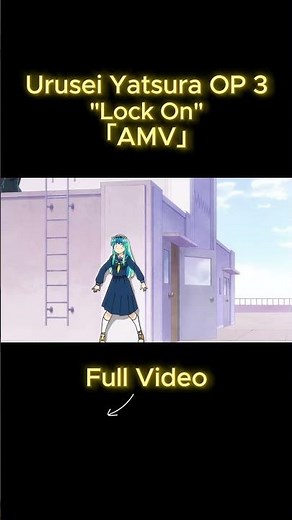 Urusei Yatsura OP 3「AMV」- "Lock On" #shorts #uruseiyatsura #amv #anime