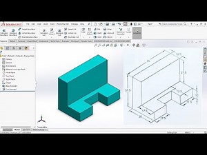 Solidworks Tutorial for Beginners Exercise 1 | by CAD CAM Training