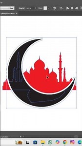 Modern Eid Poster Design in Adobe Illustrator | Eid Mubarak 2026 🌙✨| Full Video Link in Description