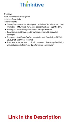 Daily jobs updates | OFF Campus Drives Updates