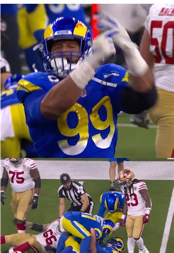 #aarondonald said “ring me” 😤 #nfl #NFLPlayoffs #losangelesrams | aaron donald