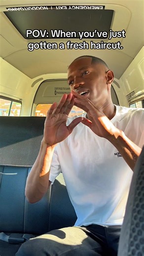 That fresh cut makes you disrespectful boy 😂 Ft @Mr. Floo-Drobe 🐝