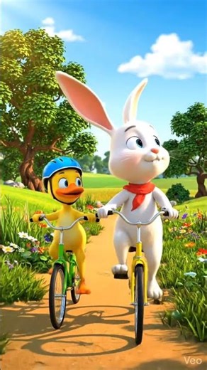 Rabbit and Duck #duck #viral #funny #animation #rabbit