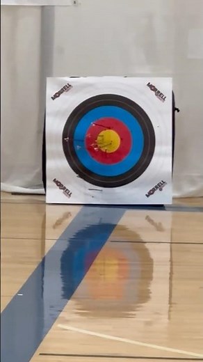 Doing A New Thing! 45 Pt Set @15m in First Tourney! #archery #nasp #genesis #bow #shorts