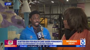 The magic in teamwork Rose Parade float: Santa Fe Springs, Kaiser Permanente, and Apple TV's 'Shrinking'