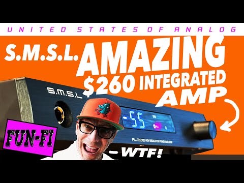 SMSL AMAZING $260 Integrated Amplifier!! Review!