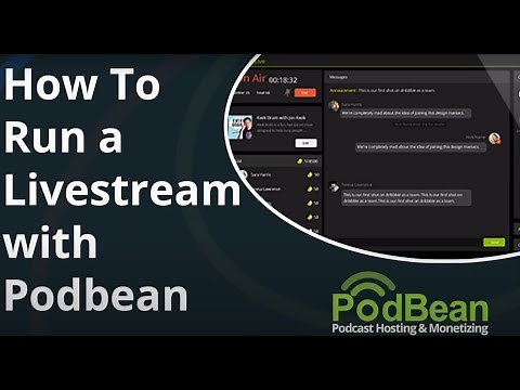 How To Run a LiveStream with Podbean Live