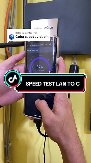 Speed Test LAN to C: 100Mbps Bandwidth Performance