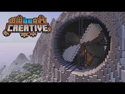 I built a MASSIVE Windmill with the Minecraft Create Mod (BeCreative SMP) [#06]