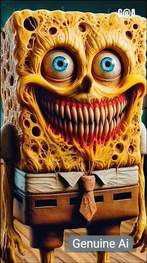 Horror Version Of the SpongeBob SquarePants #creepy