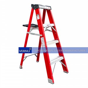 [Hot Item] Price Cheap Step Extension Ladder Fiberglass Single Side Fiberglass Extension Ladder with Aluminum Alloy Steps