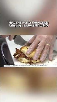 How THB makes their bagels, bringing a taste of New York to Maryland #bagels #bagelshop