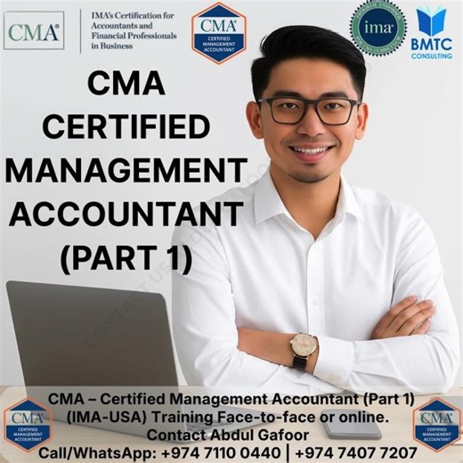 Start Your CMA® Journey 📊 | Part 1 Course in Qatar (2026)