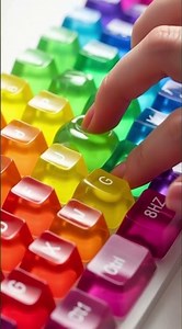 Which Keyboard Would You Press to Relax Your Mind?🍉🍫🌈ASMR Relaxation with Luxury & Unique Keyboards