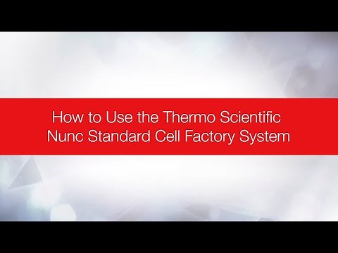 How To Fill and Empty Nunc Standard Cell Factory system