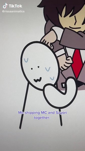 DDLC Fan Art: Exploring Sayori and MC's Relationship