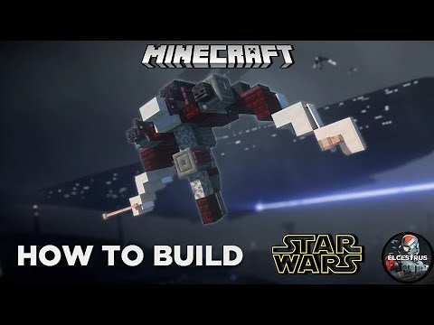 Republic V-19 Torrent starfighter | Minecraft Star Wars tutorial