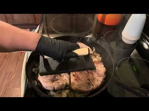 VERY TENDER ~ PAN FRIED PORK SHOULDER STEAK