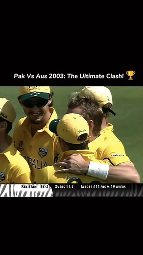 2003 odi world cup matches 🥵 @brettlee_58 . . . . . . . . . . . #brettlee #cricketmatch #cricketlover #thrillermatch #ausvspak #worldcup #worldchampion #ponting #rickyponting #mathewhayden #sachintendulkar | Sauraveditz18