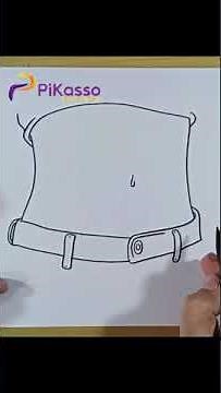 How to Draw a Belly Button Easy in Less Than One Minutes