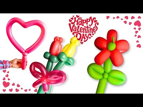 Flower Balloons Made EASY: DIY Flowers & Hearts for Valentine’s Day!
