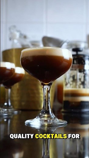 Simple Espresso Martini! No Fresh Coffee, No Shaking! #host #drinkrecipes #party