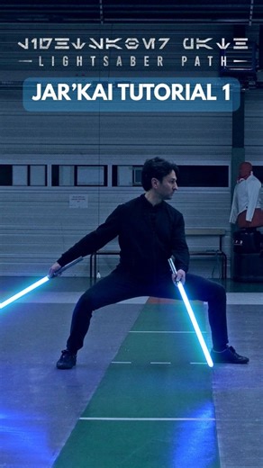 Lightsaber Path | J-Knight Vince on Instagram: "Lightsaber Jar'Kai Form Tutorial 1"