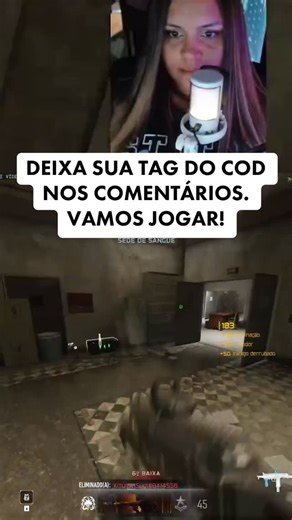 Joyce Dsv on Instagram: "Bora jogar COD? Deixa sua tag aí pra gente se adicionar!! #callofdutywarzone #cod"