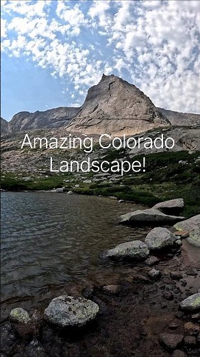 Amazing Colorado Landscape in Rocky Mountain National Park! #nature #hiking #shorts
