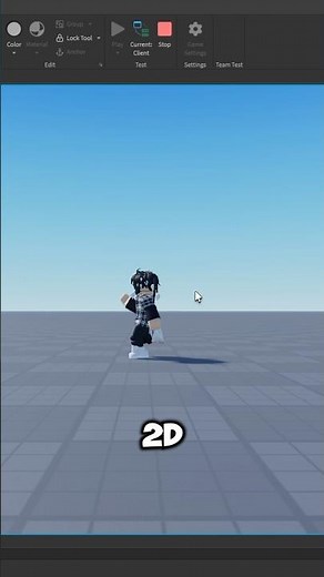 How to make 2D camera in roblox studio tutorial #robloxstudiotutorial #robloxstudio #robloxtutorial