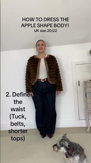 How to dress the Apple shaped body | outfit inspiration tips