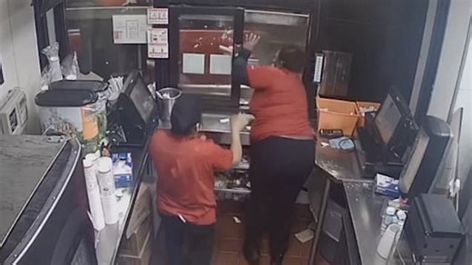 Fast food restaurant worker shot at customer after disagreement over curly fries