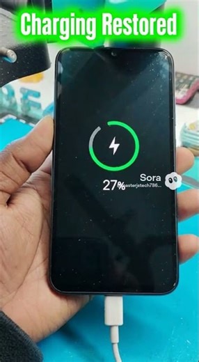 Samsung A54 charging error solution #shorts #shortvideo