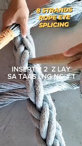 PAANO MAG SPLICE NG 8 STRANDS MOORING ROPE. #fyp #reelsfypシ #viewers #followers #reelsvideo #highlights #education #SEAMAN #TeamHilas | Crisostomo Bilaro