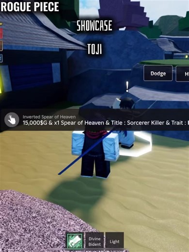 Rogue Piece Toji Showcase in Roblox