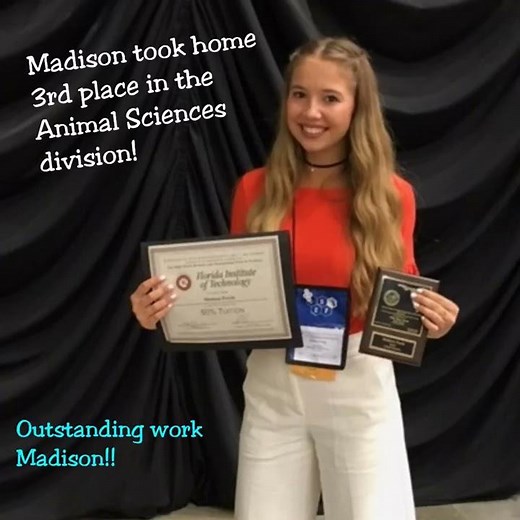 Madison Precht's Award Winning Florida State Science Project - Sunscreen effects on Staghorn Corals