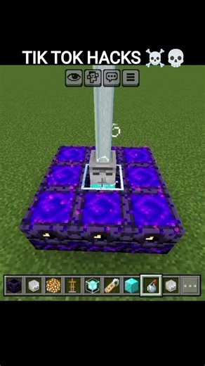 Minecraft TikTok Hacks ☠️💀 #minecraft#viral#minecrafttiktokhacks