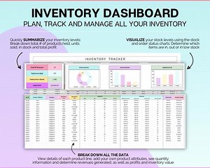 Inventory Tracker Spreadsheet, Small Business Inventory Management Template, Business Stock Tracker, Google Sheets, Inventory Log Sheet List - Etsy