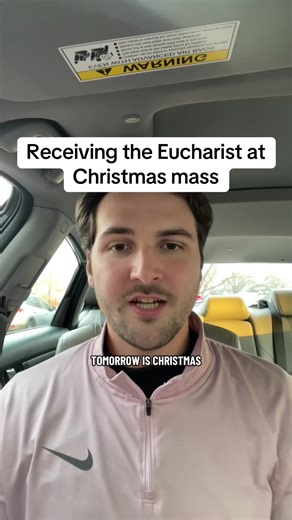 Welcome home! Christmas Mass is for everyone, especially those coming back after time away. If you’re unsure whether you’re in a state of grace, take a moment for an examination of conscience and know that it’s okay to refrain from Communion. Waiting can be an act of reverence, not rejection. Confession is always there, and mercy is always waiting #Catholic #Catholictiktok #Christmas #Eucharist #christmascountdown