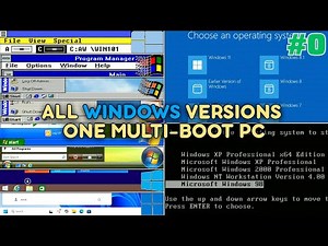 Multi-Booting Windows: From 1.01 to 11! #0 | Showcase