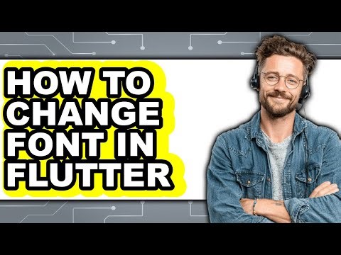 How to Change Font in Flutter (updated)
